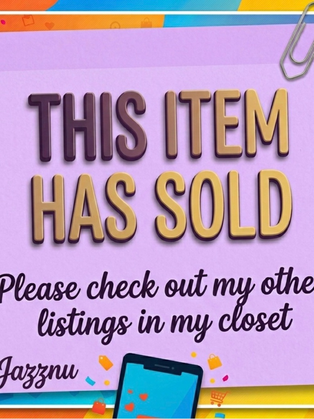 SOLD- please check out my other listings ✌️🤩